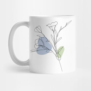 Blue Flower Mug